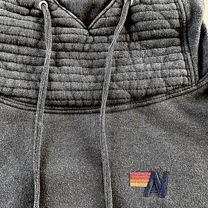 Aviator Nation Gray Ninja Pullover Hoodie